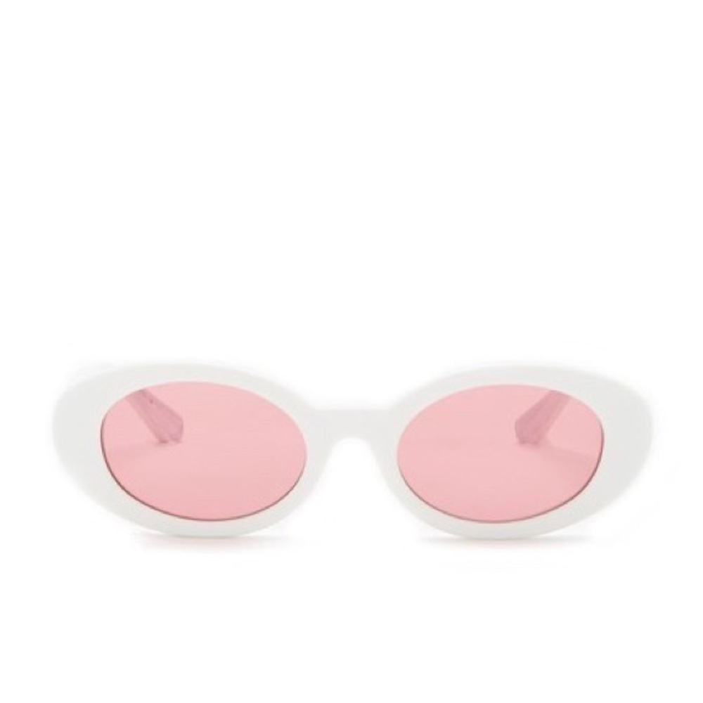ELIZABETH AND JAMES “MCKINLEY” SUNGLASSES WHITE